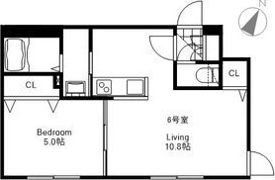 Peerson菊水の間取り画像