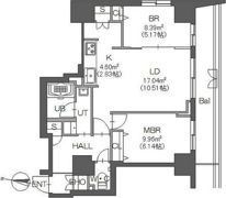 レジディア大通公園の間取り画像