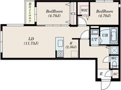 ラクラス大通東の間取り画像