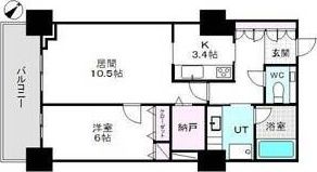 プレミスト琴似スカイクロスタワーの間取り画像