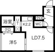 Bendicion南郷通（ベンディシオン）の間取り画像