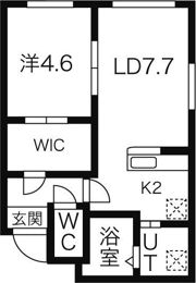 アッサンブラージュC.T.Wの間取り画像