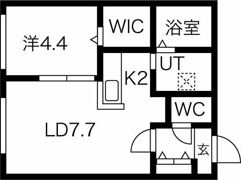 CURTIS SUMIKAWAの間取り画像