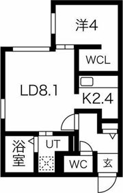ブルーイング西町北の間取り画像