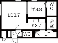 Roca Hassamu（ロカハッサム）の間取り画像