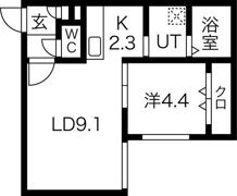 Pine Village Yu（パインヴィレッジユー）の間取り画像