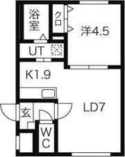 トラストコートひばりが丘の間取り画像