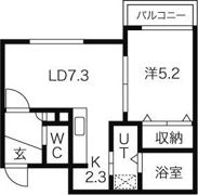 ブランノワールMIKEOSの間取り画像