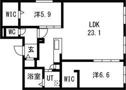 CIEL北11条（シエル）の間取り画像