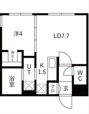 Bell Court東札幌（ベルコート東札幌）の間取り画像
