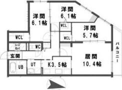 カレラ山鼻2ndの間取り画像