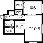 クラリス中島公園の間取り画像