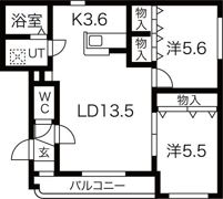 アバンデント17の間取り画像
