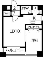 ドエル南円山の間取り画像