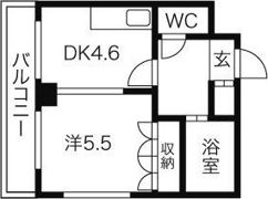 プレサント北35条の間取り画像