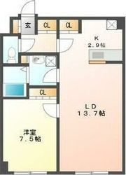 フェバリット ラ・クワトロの間取り画像