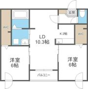 Royale二十四軒（ロワイヤル24軒）の間取り画像