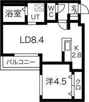 ブランシャール西線14条の間取り画像