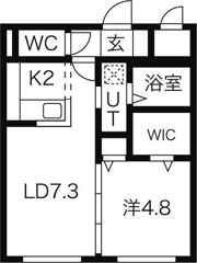 GLASS N21の間取り画像