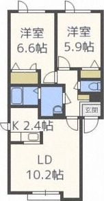 パープルハウス22の間取り画像