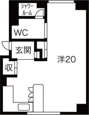 ハビターエイトビルの間取り画像