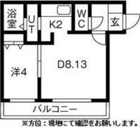 アスパイア琴似の間取り画像