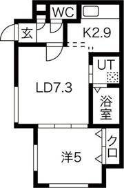 アルページュ平岸の間取り画像