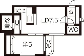 エルミタージュの間取り画像