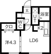 PremierHills Shiroishi（プレミアヒルズの間取り画像