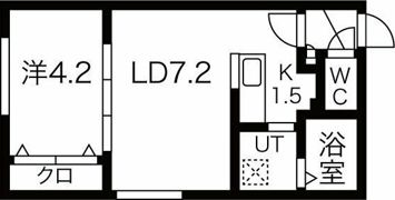 HONU大谷学園前の間取り画像