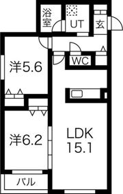 CASA MIYANOMORIの間取り画像