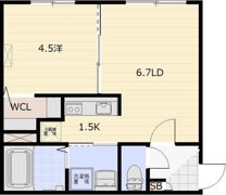 ラグジースペース白石の間取り画像