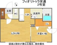 FIORITURA SAKAEDORIの間取り画像