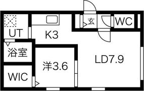Bellissimo miyanosawa （ベリッシモミヤの間取り画像