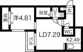 エイワイエーヒルズの間取り画像