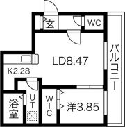 クラス南郷の間取り画像