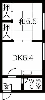 ハウス山口の間取り画像