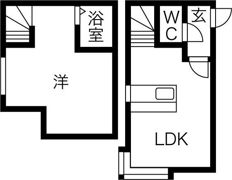 ハイライフ円山の間取り画像