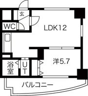 SEIRA東札幌の間取り画像