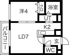 エスポワールNの間取り画像