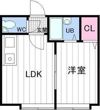 フラットJ北13条の間取り画像