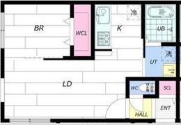Ridges南郷の間取り画像