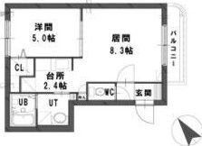 グランメールブリエの間取り画像