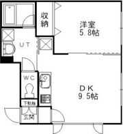 ハイツニシカワの間取り画像