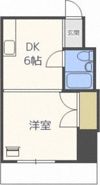 コーポ幌北の間取り画像