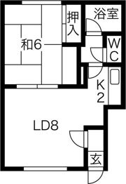 野口マンション（山の手）の間取り画像