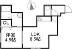 ノートル南6条の間取り画像