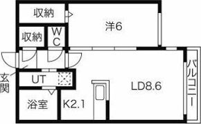 フレシールN20美香保公園の間取り画像