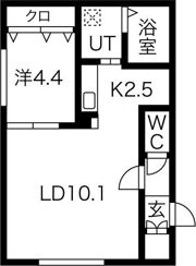 ヴァルム環状通東の間取り画像