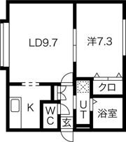 ヴランネージュの間取り画像